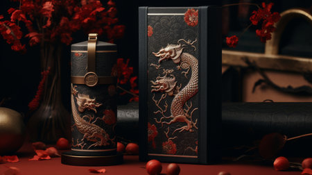 Box With Flowers and Cigaretteの素材