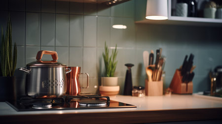 Stove Top With Potの素材