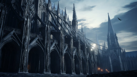The Grand Cathedral With Tall Pillarsの素材