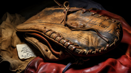 Baseball Glove With the Number 99の素材