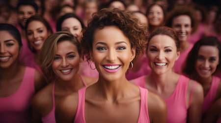 Group of Women Standing Togetherの素材