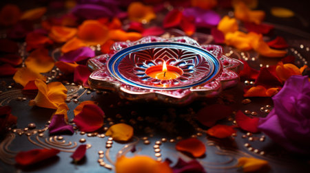 Close-up of Flower on Tableの素材