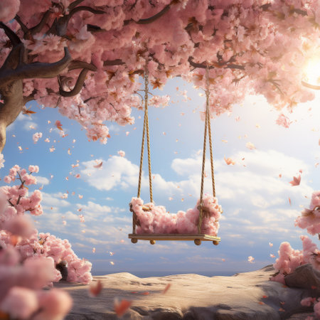 Swing Hanging From Treeの素材