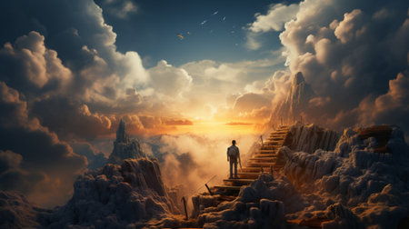 Ascending Ladder Piercing the Skyの素材