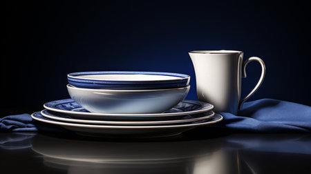 Dinner Set With Cup and Saucerの素材