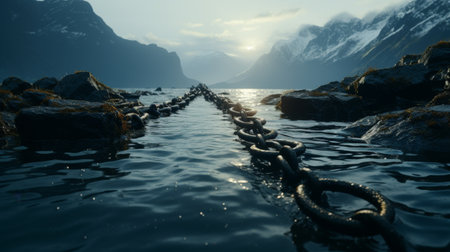 Aerial View of the Ocean With Wavesの素材