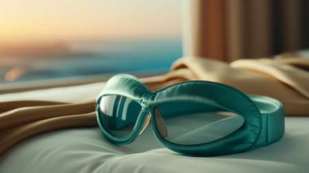 Sunglasses Perched on a Tableの素材