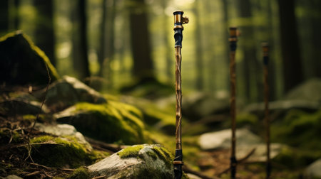 Two Poles in the Grassの素材