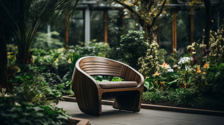 Chair on Wooden Platformの素材