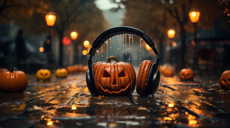 Jack-o-Lantern Headphoneの素材