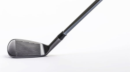 Close Up of a Golf Club on White Backgroundの素材