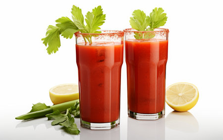 Glasses Filled With Red Liquidの素材