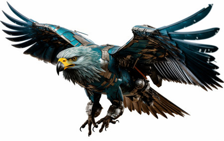 Bird Flying Through the Airの素材