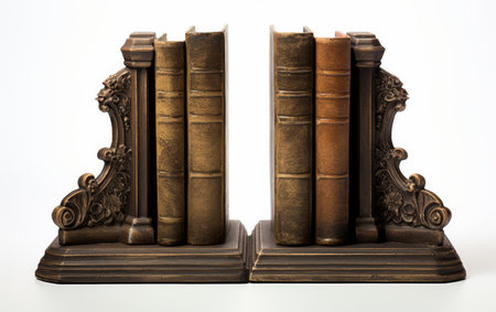 Books Resting on a Tableの素材