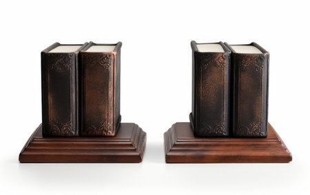 Books Resting on a Tableの素材