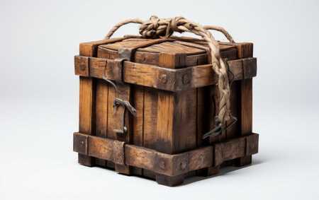 Wooden Cage With Hanging Chainsの素材