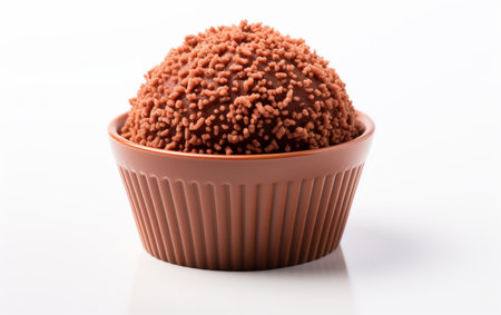 Brown Bowl Filled With Various Brown Ingredientsの素材