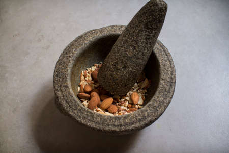 Crushed Almondsの写真素材