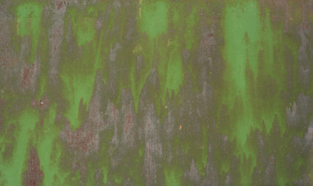Green and rusty metal textureの写真素材
