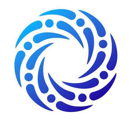 Abstract image of a circleのイラスト素材