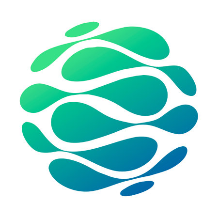 Abstract sphere, unusual circle. Logo circleのイラスト素材