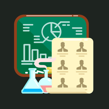 Illustration of science and learningのイラスト素材
