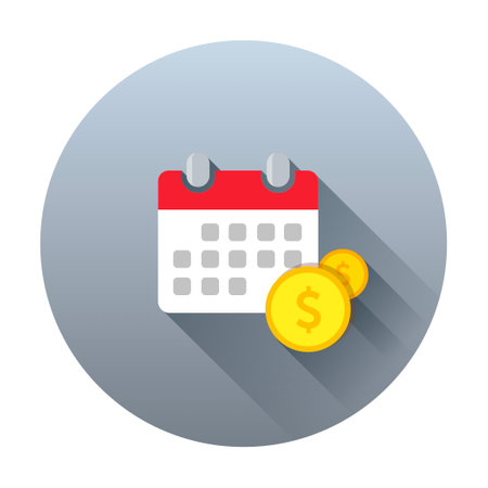 Illustration of monthly mandatory minimum paymentのイラスト素材