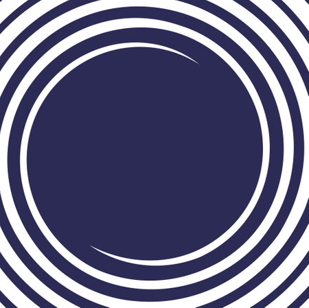 An abstract hypnotic spiral absorbs the viewerのイラスト素材