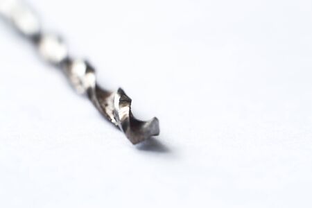 drill macro on a white background blurredの写真素材