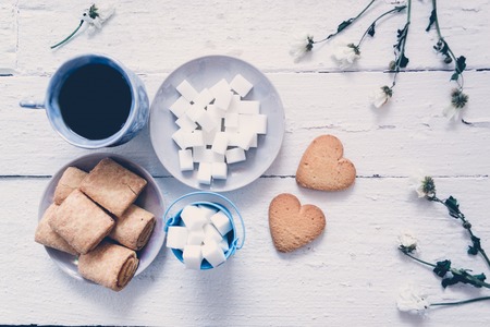 Still sugar cookies on a white board