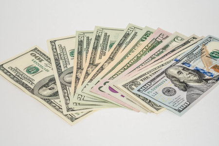 U.S. dollars are on the table of a new bill