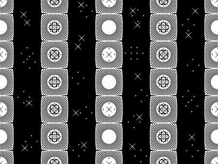 Fantasy Pattern Comprising Mixed Stylesのイラスト素材
