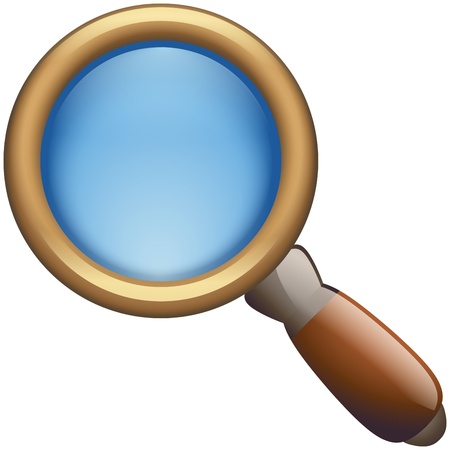 Magnifying Glass Iconのイラスト素材