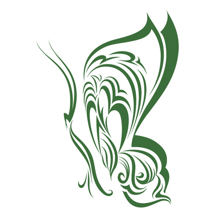 Tribal Tattoo Butterflyのイラスト素材