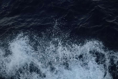 Dark Ocean Splashの写真素材
