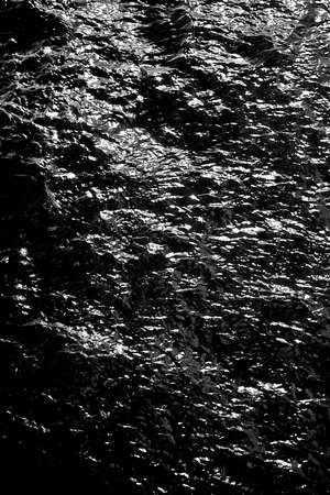 Shimmering Deep Dark Ocean Surfaceの写真素材