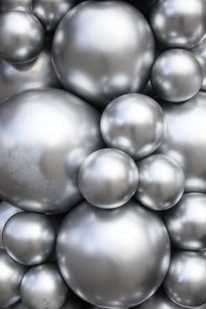 Silver Balloon Clusterの写真素材