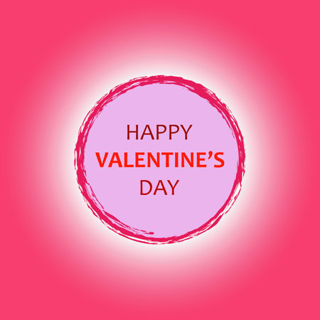 Valentines day vector pink background. Valentine's day conceptual vector design. Social media post design. Best love background and textures for your contentのイラスト素材