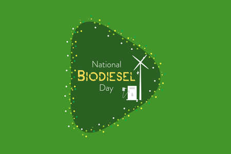 National Biodiesel Day. International Biodiesel Day. for Ecology and Environmental Help The World With Eco-Friendly Ideas, Vector Illustration, poster, bannerのイラスト素材