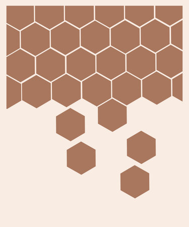 Hexagon pattern background Design for any publication