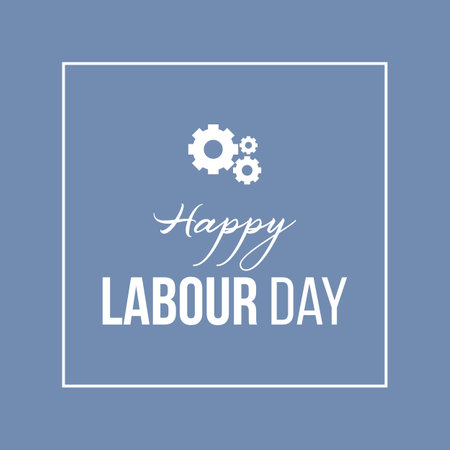Vector illustration of Happy International Labour Day background.のイラスト素材
