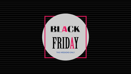 Black Friday super sale social media vector design template. Best design for black Friday weekend. Big sale marketing social media postのイラスト素材