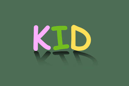 Kid typography text t-shirt vector design. Children's t-shirt design.のイラスト素材