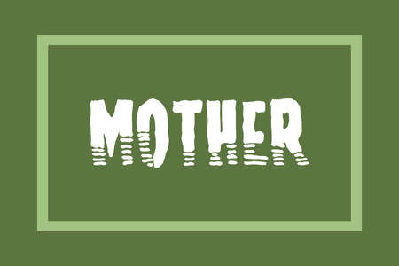 Mother typography t-shirt vector designのイラスト素材