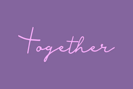 Together typography t-shirt vector designのイラスト素材
