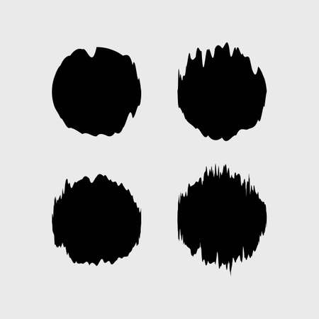 Stone vector illustration.Â  Brush vector designのイラスト素材