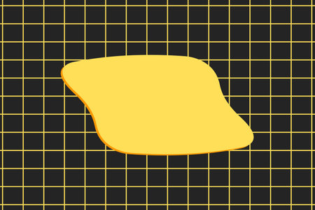 Yellow conceptual background design.Â  Horizontal and vertical line pattern with round polygon...