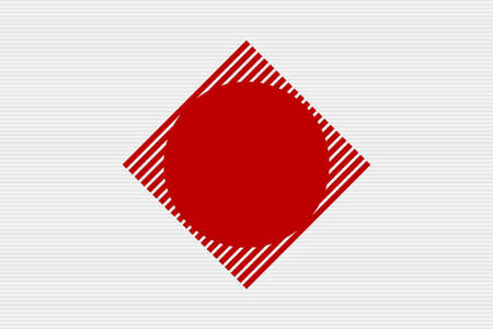 Japan Conceptual seamless line texture vector illustration.Â White,Â and red concept vector design.のイラスト素材