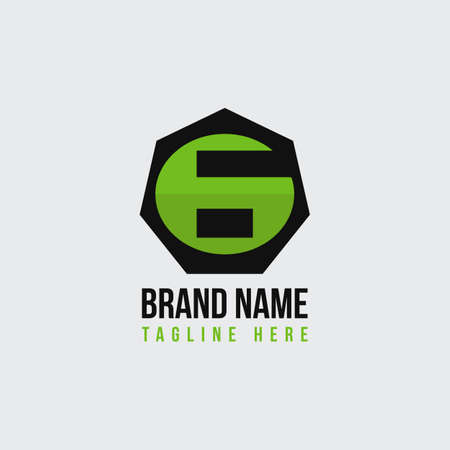 Corporate business logo vector illustration.Â  Flat shape vector iconic brand logo design.のイラスト素材
