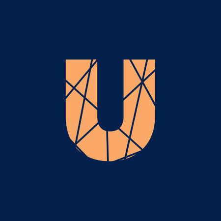 Letter U iconのイラスト素材